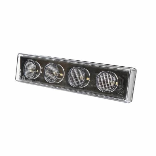 Lampa gabarit 180x45, 4 LED-uri, incastrabila cu mufa, lumina alba, Scania R 4, BK69508