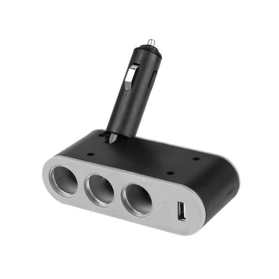 Stecher 3 prize, 12-24V cu USB, rabatabil, 58612 Carmotion