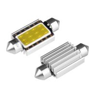 Set 2 becuri sofit 12V/C5W 39mm, Led Cob, SV8.5, Canbus 58373 Vision 
