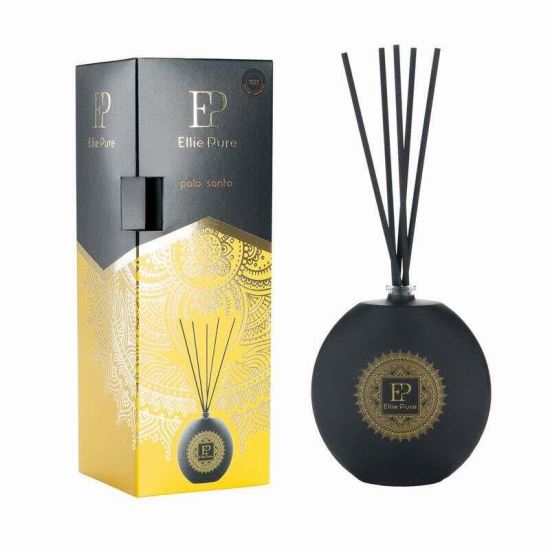 Odorizant camera cu betisoare, 80ml, Ellie Pure Healing, Palo Santo (Lemn Sfant), DM993 DrMarcus