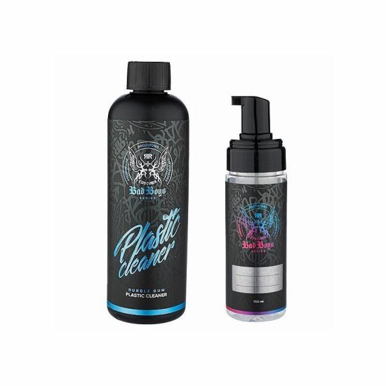 Solutie curatare materiale din plastic 500ml, cu dozator spumare 150ml, Bad Boys Plastic Cleaner Bubble Gum, RR-99058 RR Customs