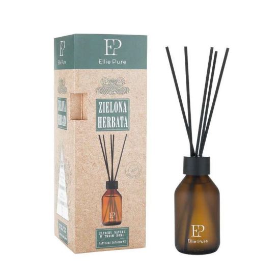 Odorizant camera cu betisoare, 80ml, Ellie Pure, Ceai Verde, DM968 DrMarcus