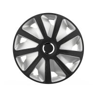 Capac roata 16inch, Craft Rc, negru silver cu inel, KV4967 Versaco