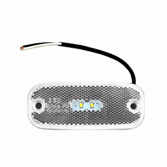 Lampa gabarit, 110x45, LED, alba, incastrabila, cu mufa, TT.12016C 