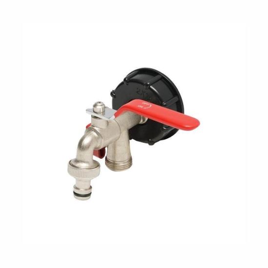 Robinet scurgere bazin IBC, fi60mm, 1/2", din alama, EW80