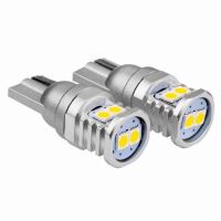 Set 2 becuri T10, 6 LED-uri, SMD 3030, 12-24V, W5W-W10W, 6000K, Canbus, 02801 Amio