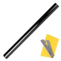 Folie geam negru inchis, Ultra Dark Black 1%, 0.5x3m, 02936 AMIO 
