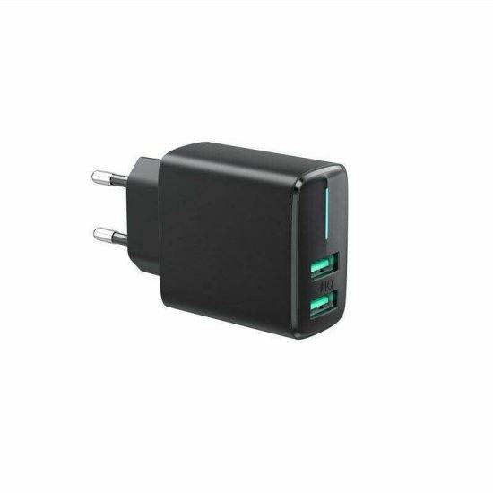 Incarcator rapid cu 2 USB-uri, priza 220V, 5V, 12W, 68708 CarCo