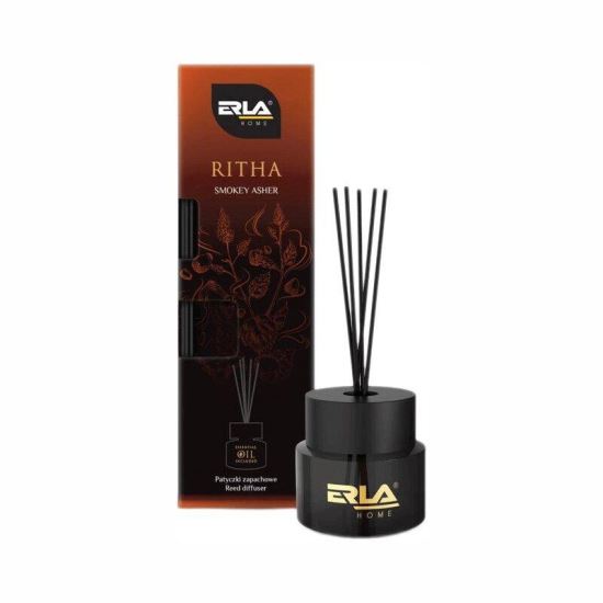 Odorizant camera cu betisoare, 100ml, Ritha Smokey Asher, R454 Erla
