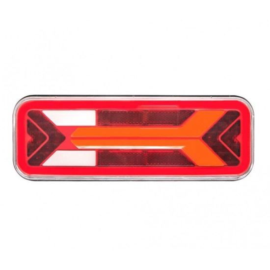 Lampa stop 283x100, 6 functii, LED Neon, 12-24V, cu semnalizare dinamica, dreapta, L1960 TruckLed 