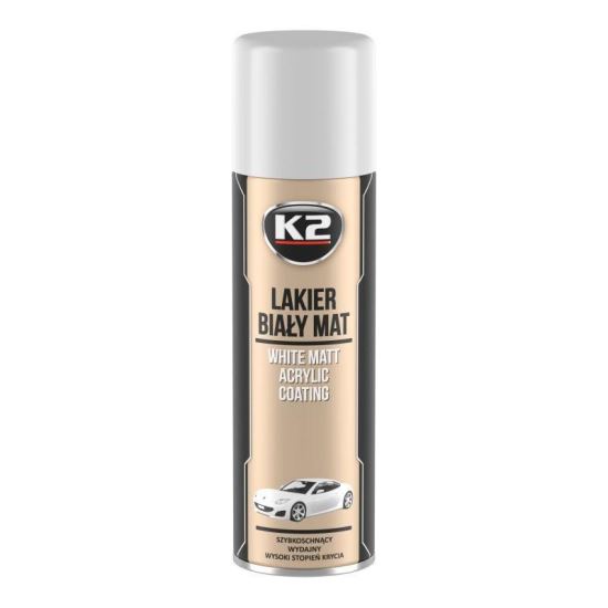 Spray lac acrilic incolor 400ml, White Matt Acrylic, L342 K2  