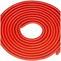 Cheder cu insertie metalica 0.8x1.0cm, rola5m, profil U, Rosu, CHEred