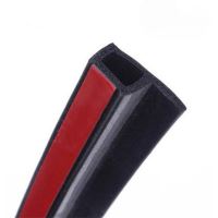Cheder din cauciuc 2,1x1,2cm, rola 5m, adeziv, profil P, 1camera, W15395
