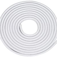 Cheder cu insertie metalica 0.8x1.0cm, rola5m, proful U, ALB, CHEwhite