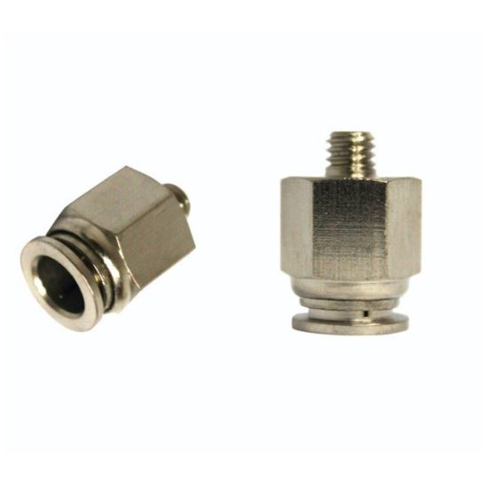 Cupla rapida mufa drepta din metal fi 8mm cu surub M6 bk VB22