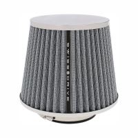Filtru aer sport argintiu-crom, cu capac si 4 adaptori AFCRGRY SwissDrive 