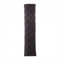 Set 2 huse centura siguranta, culoare neagra cu cusaturi rosii, CSP2300 SwissDrive 