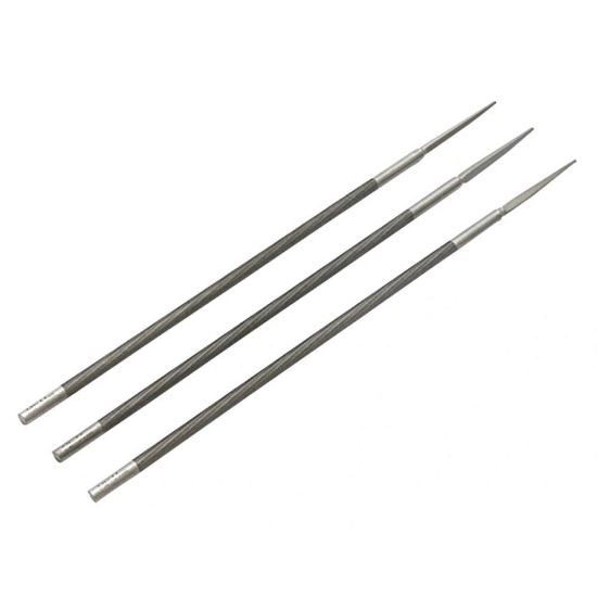 Set 3 pile rotunde, ascutire drujba 200x5.6mm  BK77175