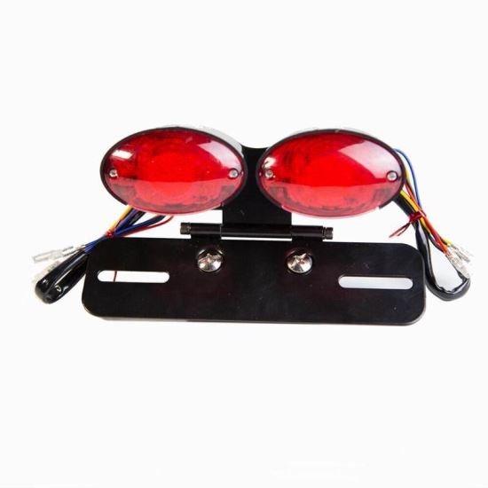 Lampa stop moto, ochi de pisica, LED, 4 functii, 12V, 015104B