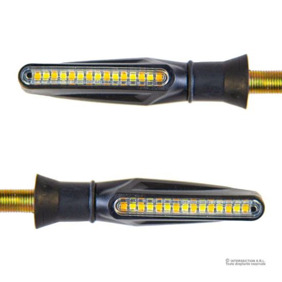 Set 2 lampi cu pozitie si semnalizare dinamica LED 08949
