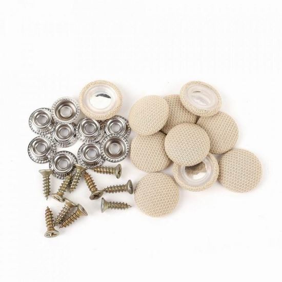 Set 12 clipsuri reparatii tapiterie plafon auto, bej, W15331-B