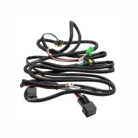 Cablaj electric pentru 2 proiectoare cu intrerupator Led, releu 12V/40A si mufe H11 / SS,  W15763