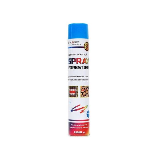 Spray vopsea marcaj forestier, 750 ml, albastru BK1S114
