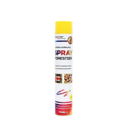 Spray vopsea marcaj forestier, 750 ml, galben BK1S118