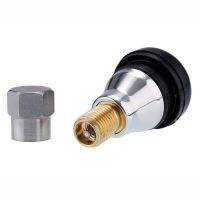 Set 4 valve turism tubeless TR413C, cromata, 63464 Carmotion 