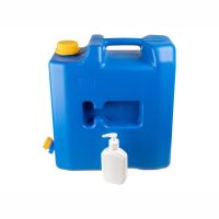 Canistra 15L cu robinet plastic, cu dozator sapun, albastra, 86945 Carmotion 