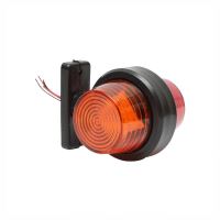 Lampa gabarit brat 105mm, LED, Old School, galben-rosu, FR0117 Formplas