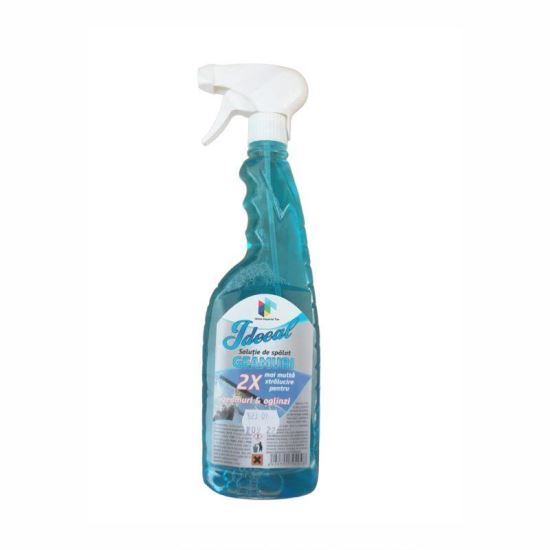 Solutie curatat geamuri si oglinzi, 750ml, Ideeal