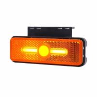Lampa gabarit 103x49, cu suport, Led NEON, 12-24V, galbena, W254 2033 NN Was