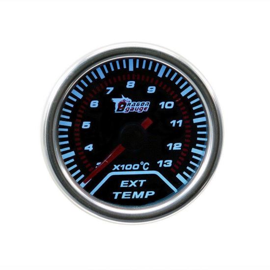 Ceas indicator temperatura gaze arse, EGT, fi52mm, efect oglinda, Dragon Gauge HAO-XHAUS1