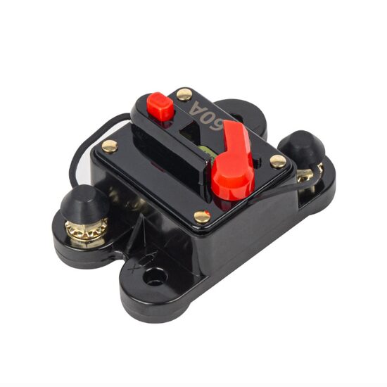 Siguranta automata rearmabila cu reset, patrata, 60A, 12-48V, 03826 Amio