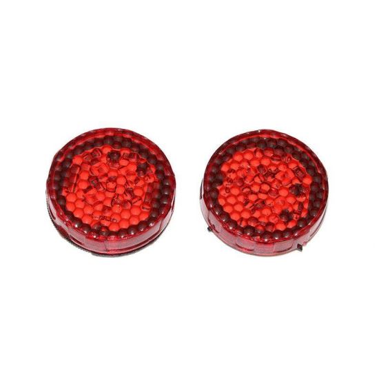 Set 2 lumini avertizare usa deschisa, cu LED, senzor magnetic, lumina intermitenta rosie, cu adeziv USA2LED