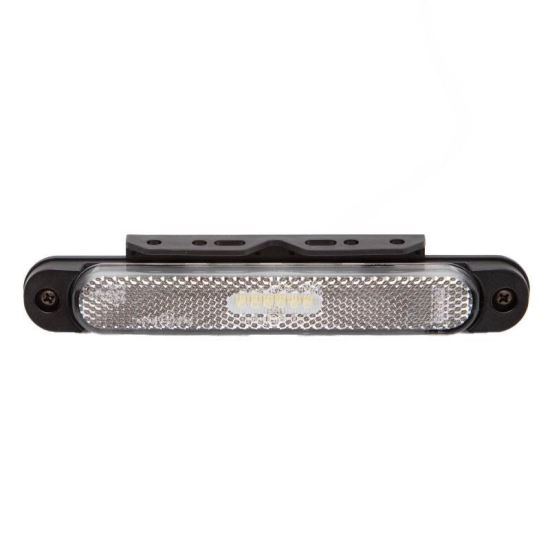 Lampa gabarit 170x23, LED, alba, cu suport, 12-36V, cu catadioptru, FT-065 B+K Fristom