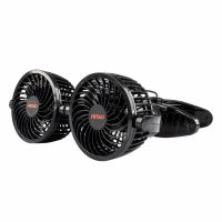 Ventilator dublu 12V, 2xfi10cm, 6W, prindere clips la parasolar, 2 viteze, PRO Series, 03012 Amio
