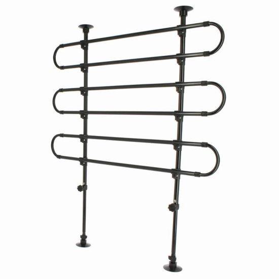 Grilaj separator cu gratii portbagaj, negru, pentru animale sau marfuri, ajustabil, 3012354 Car+