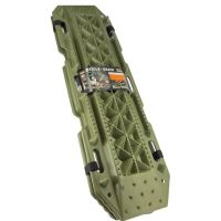 Set 2 placi antiderapante 4x4, offroad, 122x35, Rescue Track Rustik, verde armata, BUDDY22 Sumex