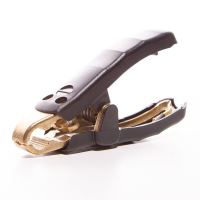 Cleste cablu curent, 16cm, clema crocodil, 1000A, pentru cablu cu grosimea pana in 50qmm2, negru S22 Saper