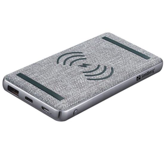 Acumulator extern, 10000mAh, PD20W, incarcare rapida wireless, Power Bank, 420-61 Sandberg 