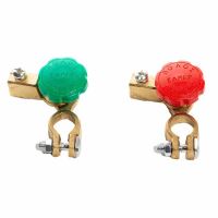 Set 2 borne acumulator cu decuplare rapida, rosu-verde, KITS2 Saper