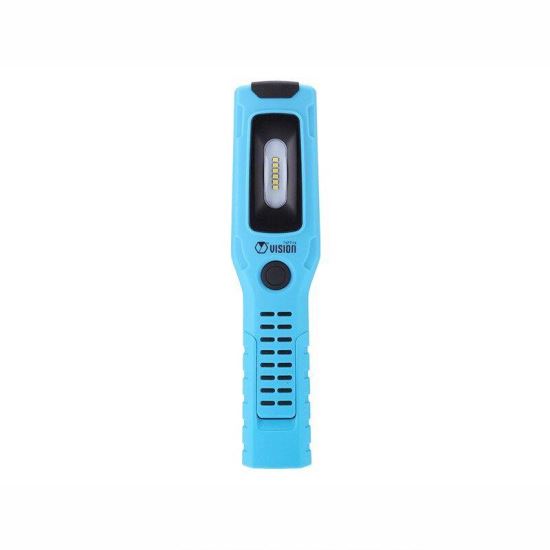 Lanterna lucru LED cu 3 magneti si 2 carlige, reincarcabila USB, 630lm, 6500K, 2500mAh, 63307 Vision