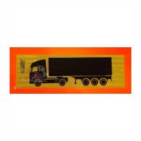 Placa reflectorizanta vehicul lung, 565x200mm, camion cu semiremorca, P.3M.214 Stickers Par