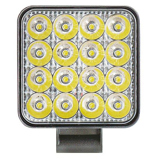 Proiector lucru 83x83mm, LED, 12/24V, 48W, 3840lm, GD31616NM