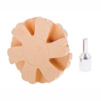 Disc cauciuc pentru indepartarea resturilor de autocolante, adeziv, folie si vopsea, cu adaptor M8 pentru burghiu, fi90mm, 63546 Carmotion