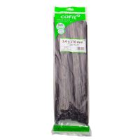 Set 100 coliere plastic 370x3.6mm, maro, 300017M Damesa