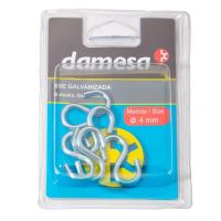 Set 6 carlige tip S, fi4, galvanizate, pentru cablu fi5, B9528628 damesa