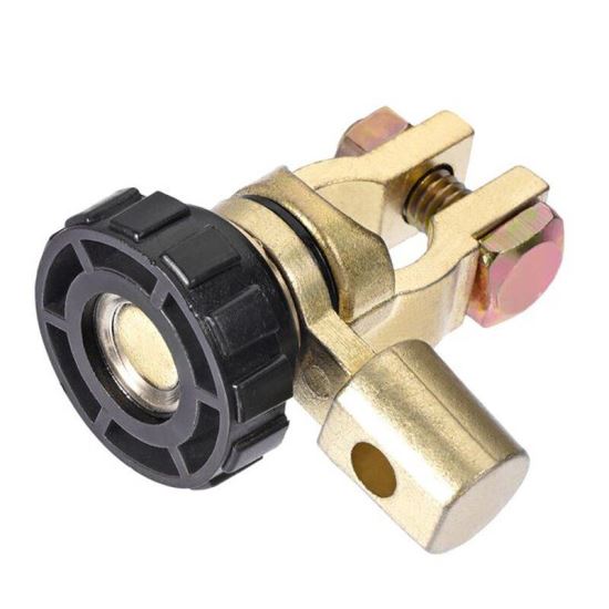 Borna acumulator cu decuplare rapida, 300A, pentru minus, neagra, AMIO 03021